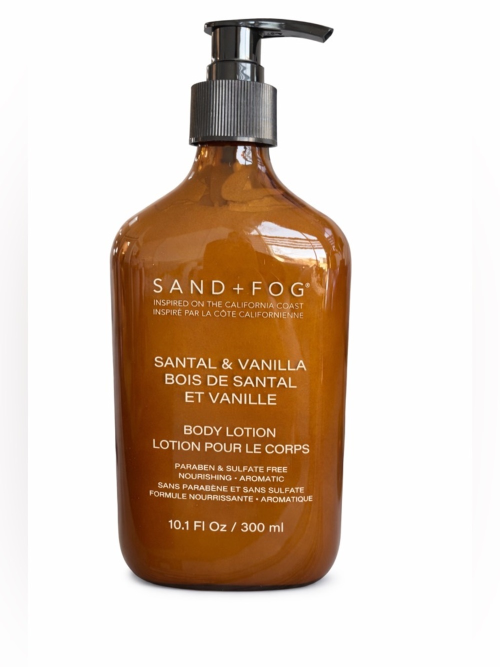 Sand + Fog Santal & Vanilla Body Lotion — Amber Brown